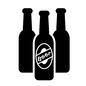 ビール ビール ビール,瓶,瓶ビール,ビール瓶,3本,ボトル,アルコール,お酒,酒,飲物のシルエット素材