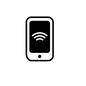 電波 電波 電波,ワイファイ,Wi-Fi,スマホ,スマートフォン,携帯,モバイル,電話,携帯電話,タブレットのシルエット素材