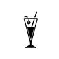 カクテル カクテル チェリー,サクランボ,飲み物,飲物,グラス,コップ,お酒,アルコール,カクテル,ジュースのシルエット素材