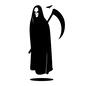 悪魔 ホラー,悪魔,デビル,死神,ゾンビ,ゴースト,お化け,鎌,怖い,怖い話のシルエット素材