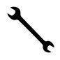 レンチ レンチ,工具,道具,仕事,仕事道具,工事,工場,修理,修繕,作業のシルエット素材