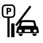 駐車場 駐車場 コインパーキング,P,アルファベット,四角,看板,立て看板,バー,開く,車,自動車のシルエット素材