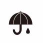 雨降り 雨降り 雨,梅雨,雨降り,傘,天気予報,降雨,シンプル,マーク,記号,運動会のシルエット素材