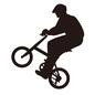 自転車競技 BMX,自転車,人,人物,自転車競技,バイシクルモトクロス,飛ぶ,ジャンプ,技,ヘルメットのシルエット素材