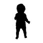 幼児 幼児 人,人物,人間,あんよ,子,子供,体,全身,幼少,立つのシルエット素材
