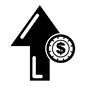 お金 お金 ドル高,為替,相場,外貨,お金,$,ドル,硬貨,コイン,矢印のシルエット素材