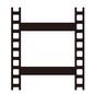 フィルム フィルム,ネガ,映像,四角,アップ,縁取り,一コマ,撮影,映画撮影,動画のシルエット素材
