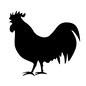 ニワトリ ニワトリ 動物,生き物,生物,アニマル,軍鶏,にわとり,ニワトリ,鶏,鳥,家畜のシルエット素材