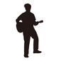 ミュージシャン ミュージシャン ミュージシャン,演奏者,ギタリスト,人,人物,演奏,男性,ギター,音楽フェス,コンサートのシルエット素材
