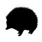 ハリネズミ ハリネズミ 動物,生き物,生物,アニマル,小動物,はりねずみ,針鼠,ハリネズミ,ちくちくのシルエット素材
