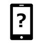 スマートフォン スマートフォン クエスチョンマーク,はてな,スマートフォン,スマホ,モバイル,モバイルフォン,端末,インターネット,タブレット,携帯電話のシルエット素材