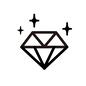 ダイヤモンド ダイヤモンド,宝石,天然石,ブリリアンカット,輝く,宝物,キラキラ,ファンタジー,メルヘンチック,メルヘンのシルエット素材