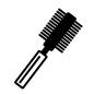 ロールブラシ ロールブラシ,ブラシ,くし,1本,カールブラシ,理美容グッズ,備品,雑貨,美容院,スタイリングのシルエット素材