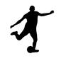 サッカー サッカー サッカー,球技,スポーツ,試合,競技,選手,アスリート,人物,人,男性のシルエット素材