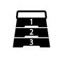跳び箱 跳び箱,とび箱,3段,体操,体操の時間,幼稚園,カリキュラムのシルエット素材