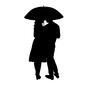 相合傘 人物,男女,ラブラブ,相合傘,カップル,カサ,傘,梅雨,雨,雨天のシルエット素材