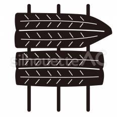 鰻 うなぎ,串,焼き物のシルエット素材