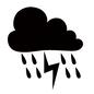 雷雨 雷雨 雷雨,雷,稲妻,雨,雨降り,雨の日,雲,雨粒,天気,悪天候のシルエット素材