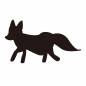 歩く黒塗りのキツネ 歩く黒塗りのキツネ キツネ,歩く,動物,生き物,1匹,かわいい,横向き,全身,動物園,キャラクターのシルエット素材