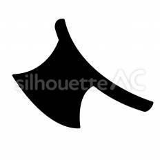 斧 斧,武器,刃のシルエット素材