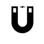 U字磁石 U字磁石,磁石,マグネット,磁力,磁気,磁場,研究,実験,実験器具,道具のシルエット素材
