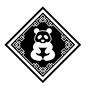 中国飾り 中国飾り,ひし形,縁取り,パターン,パンダ,全身,正面,座る,動物,ジャイアントパンダのシルエット素材