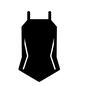 スポーツウェア 水着,スイムウェア,競泳用,スクール水着,スク水,フィットネス水着,トレーニング用,女性用,くびれ,スポーツウェアのシルエット素材