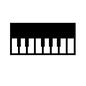 ピアノ ピアノ,キーボード,オルガン,エレクトーン,鍵盤,鍵盤楽器,楽器,白鍵,黒鍵,生活のシルエット素材