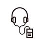 音声ガイド 音声ガイド 音声ガイド,ガイド,音声,解説,ヘッドフォン,音声案内,聞こえる,案内,説明,耳のシルエット素材