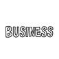 BUSINESS BUSINESS BUSINESS,ビジネス,英語,営業,企業,仕事,商売,事業,職場,文字のシルエット素材