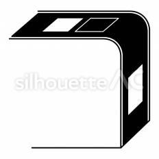 自動改札ステッカー 自動,改札,ステッカーのシルエット素材