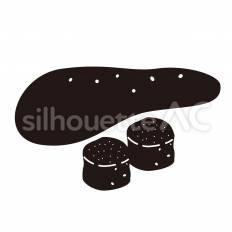 たらこ たらこ,魚卵,皿のシルエット素材