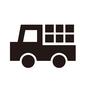 引っ越しトラック 引っ越しトラック 転勤,運搬,運ぶ,トラック,乗り物,段ボール,荷物,引っ越し,引越,引越しのシルエット素材