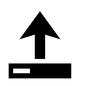 アップロード アップロード アップロード,アップ,矢印,上向き,サーバー,図,デバイス,矢印記号,記号,アイコンのシルエット素材