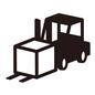 フォークリフト フォークリフト フォークリフト,荷役自動車,運ぶ,荷物,箱,資材,材料,運搬機械,荷役運搬機械,フォークのシルエット素材