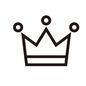 王冠 王冠 王冠,冠,丸,三角,ギザギザ,線,王様,童話,おとぎばなしのシルエット素材