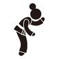 空手 スポーツ,空手,女性,全身,横向き,武術,武道,お団子ヘア,胴着,空手のシルエット素材