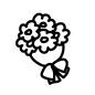 花束 花束 花束,ブーケ,花,贈り物,プレゼント,記念日,プロポーズ,告白,リボン,フラワーのシルエット素材