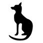 エジプト エジプト 動物,生き物,犬,いぬ,イヌ,生物,1匹,アヌビス,古代エジプト,横向きのシルエット素材