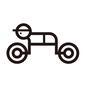 自転車 自転車 自転車,乗り物,タイヤ,横向き,側面,帽子,キャップ,顔,ぼうし,車輪のシルエット素材