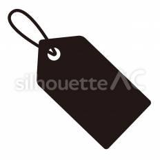 EC　プライスタグ プライスタグ,タグ,紐のシルエット素材