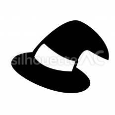 魔女の帽子 帽子,被り物,魔女のシルエット素材