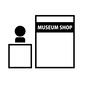 ミュージアムショップ ミュージアムショップ,美術館,博物館,ショップ,お店,展覧会,グッズ売り場のシルエット素材