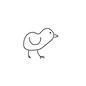 ひよこ ひよこ 雛,雛鳥,ひよこ,ヒヨコ,小鳥,手書き風,ラフ,アニマル,生き物,動物のシルエット素材