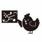 地図を指差すニワトリ ニワトリ,鳥,1羽,地図,説明,エッグハント,動物,キャラクター,1匹,擬人化のシルエット素材