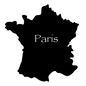 パリの地図 パリの地図 英語,アルファベット,文字,地名,地図,地形,地理,マップ,旅行,観光のシルエット素材