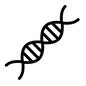 遺伝子 遺伝子 生物学,医療,遺伝子,染色体,遺伝,DNA,二重らせん,らせん構造,遺伝情報のシルエット素材