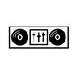 チューナー チューナー チューナー,チューニング,音響,音楽,DJ機器,つまみ,レバー,上から,レコード盤,2つのシルエット素材