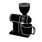 コーヒーミル コーヒーミル,コーヒーグッズ,道具,グッズ,器具,コーヒーメーカー,喫茶店,カフェ,アイテムのシルエット素材