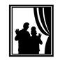 手を振るカップル 手を振るカップル 人,人物,カップル,男女,手を振る,窓,室内,立つ,正面,窓枠のシルエット素材